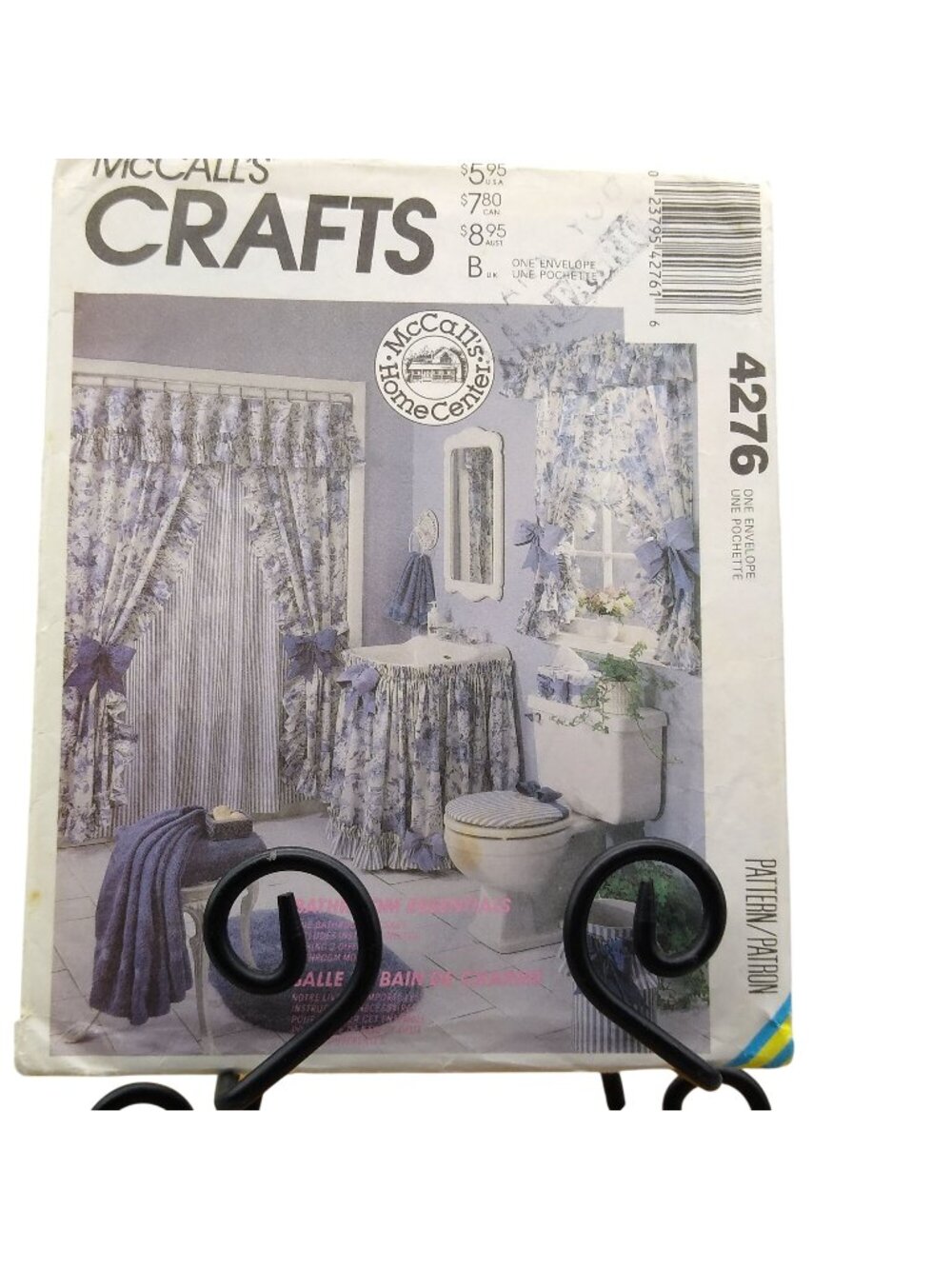 UNCUT Vintage Sewing PATTERN McCalls Home Center Crafts 4276 622, Bathroom